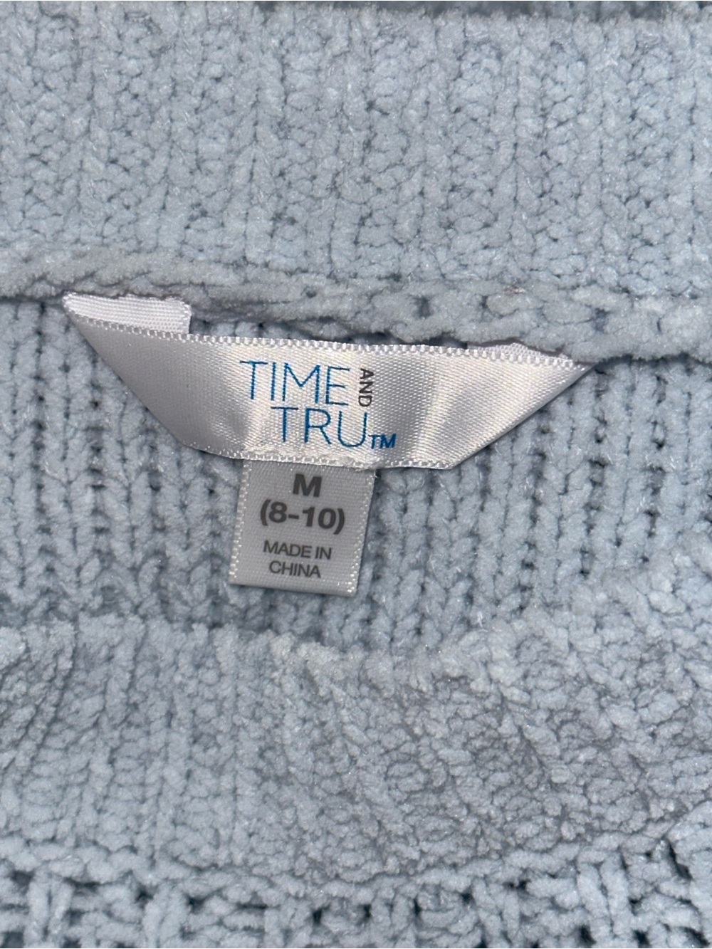Soft Knit Ice Blue Essential Stylish Comfy Sweater- Women’s - Picture 4 of 4